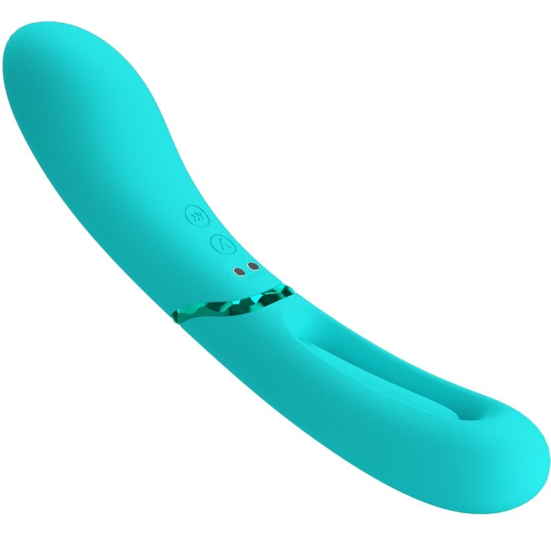 ROMANCE Vibrateur Point G Lexie 7 Vibrations Bleu — vue arrière