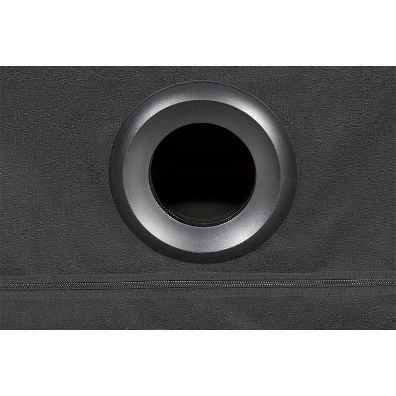 SECRET DOME Kink Club Niche Cabine Noir Rouge — vue arrière