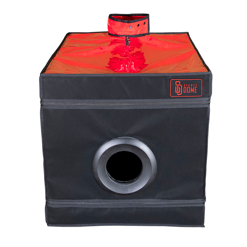 SECRET DOME Kink Club Niche Cabine Noir Rouge — accessoires inclus
