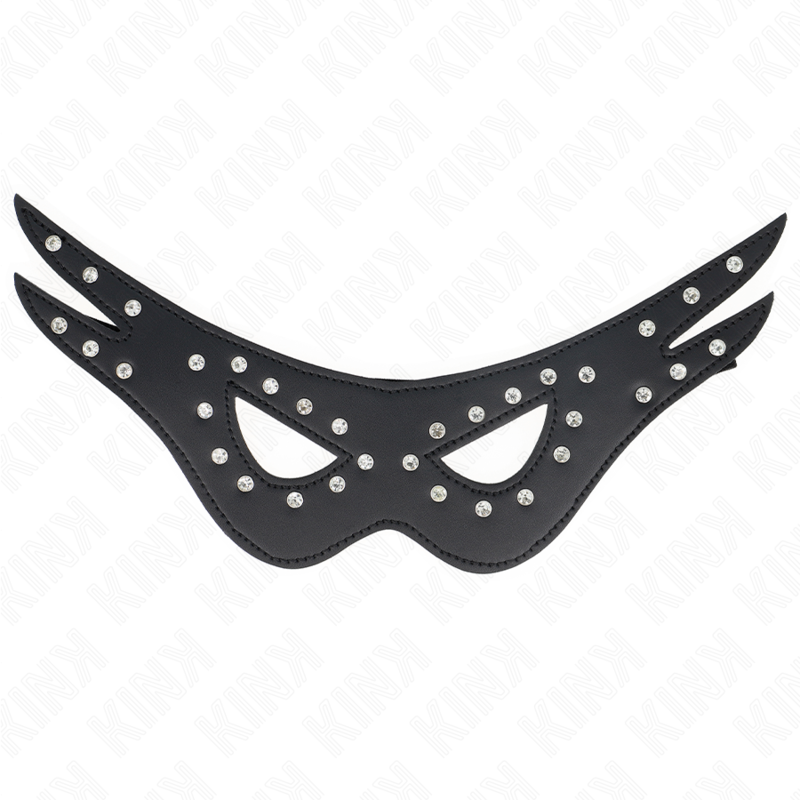 KINK MASKED ALLURE Masque Sexy Cuirette Modèle 2 27 X 13 Cm — vue détaillée
