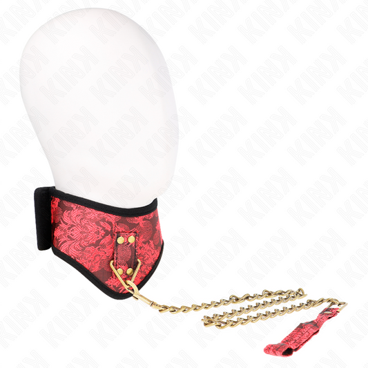 KINK COLLAR & GAG Collier Modèle Scandale Bracelet Dentelle 75 Cm 44 X 10 Cm - Aura Intime