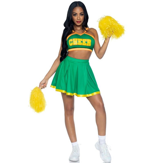 LEG AVENUE COSTUMES Costume Pom-Pom Girls Vert S/M - Aura Intime