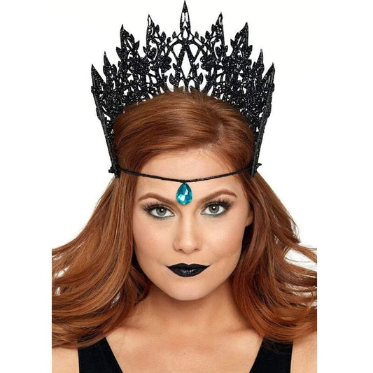 LEG AVENUE ACCESSORIES Couronne Paillettes Bijoux Noir - Aura Intime
