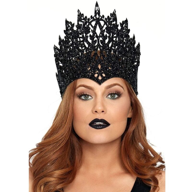 LEG AVENUE ACCESSORIES Couronne Paillettes Bijoux Noir — vue détaillée