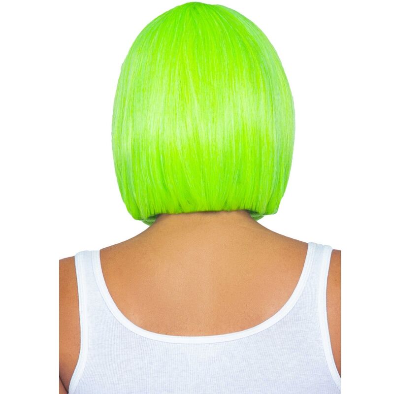 LEG AVENUE ACCESSORIES Perruque Bob Fluorescente Vert Fluo — vue détaillée