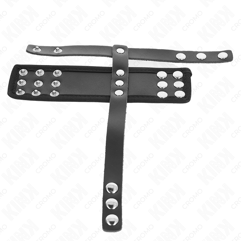 KINK RING POWER Anneau Cage À Pénis Cuir Sangle Réglable Séparation Balle... — vue arrière