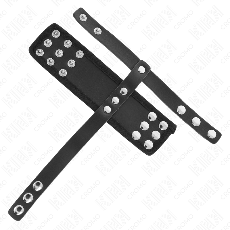 KINK RING POWER Anneau Cage À Pénis Cuir Sangle Réglable Séparation Balle... — accessoires inclus