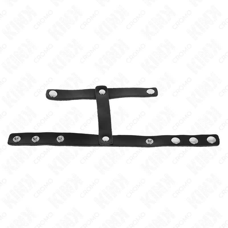 KINK RING POWER Anneau Pénis Cuir Réglable Sangle Diviseur Couilles — accessoires inclus