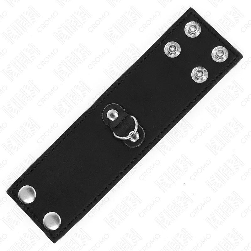 KINK RING POWER Anneau Pénis Cuir Fermeture À Pression 18 X 5 Cm — vue arrière