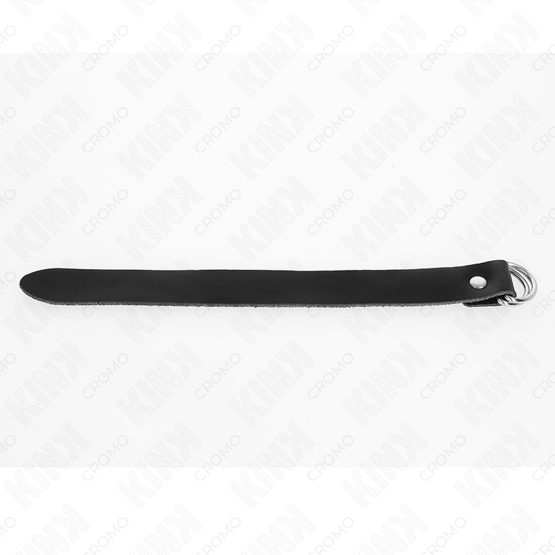 KINK RING POWER Anneau Pénis Cuir Fermeture À Pression 22 X 2 Cm — accessoires inclus