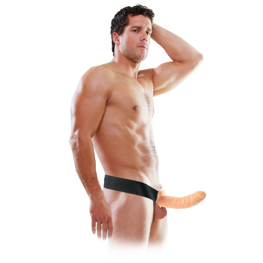 FETISH FANTASY SERIES 19 CM CREUSE SANGLE-ON NATUREL — vue alternative