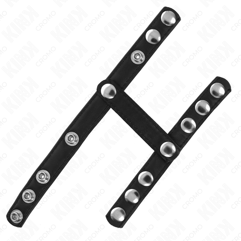 KINK RING POWER Anneau Pénis 3 Sangles Réglables Diviseurs Couilles — vue arrière
