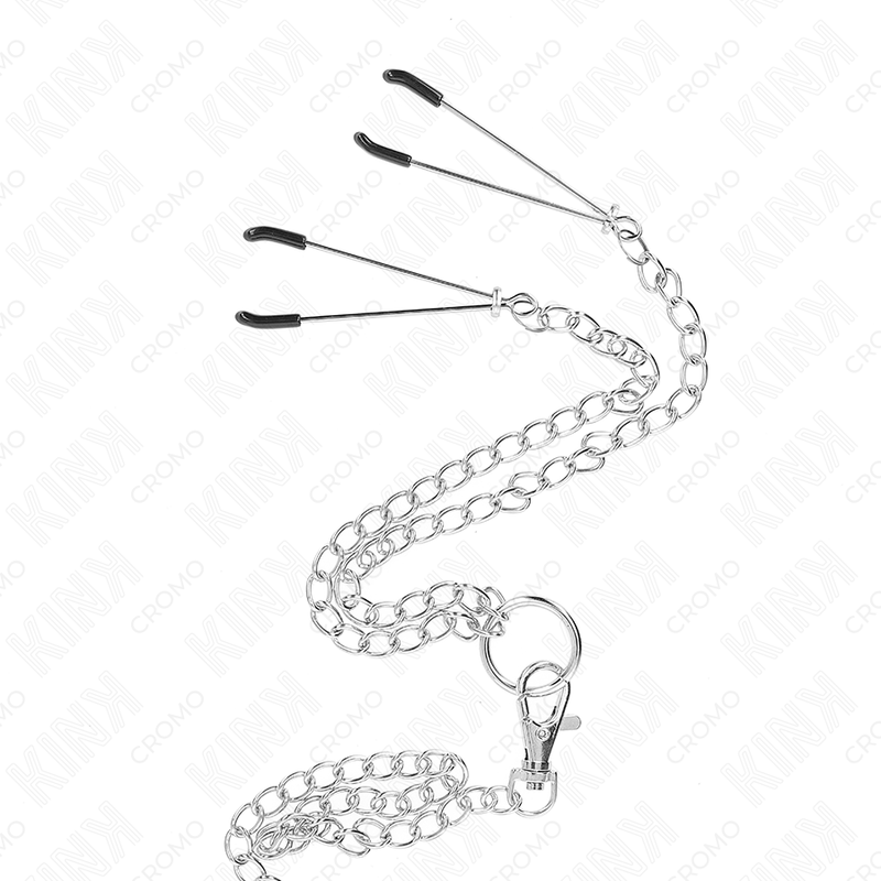 KINK RING POWER Anneau Pénis Métal Triple Chrome 3,8 Cm À 5 Cm Chaîne Mét... — vue arrière
