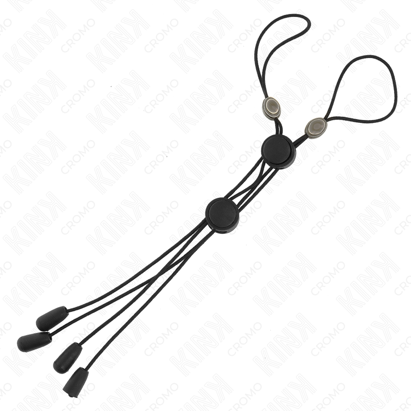 KINK NIPPLE GRIP Pinces À Tétons Noires Élastique Noir - Aura Intime