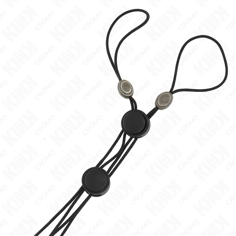 KINK NIPPLE GRIP Pinces À Tétons Noires Élastique Noir — vue détaillée