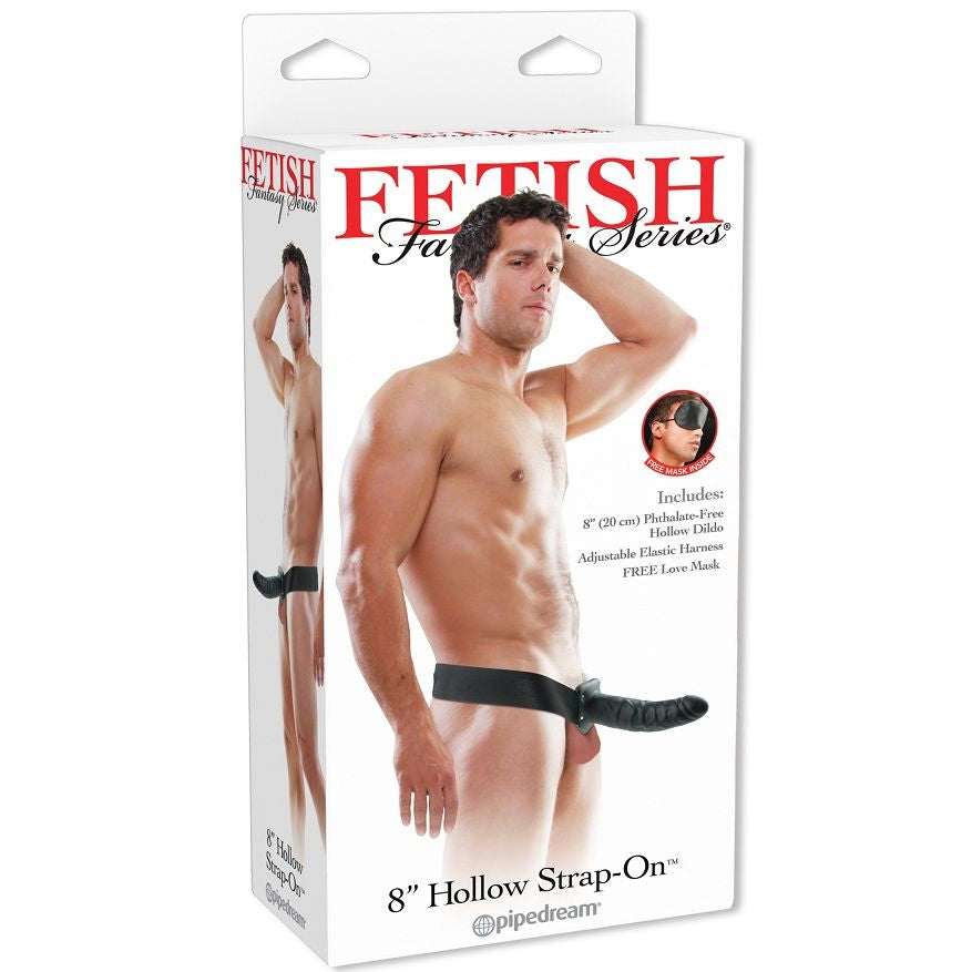 FETISH FANTASY SERIES SANGLE CREUSE FETISH FANTASY 19 CM NOIR — accessoires inclus