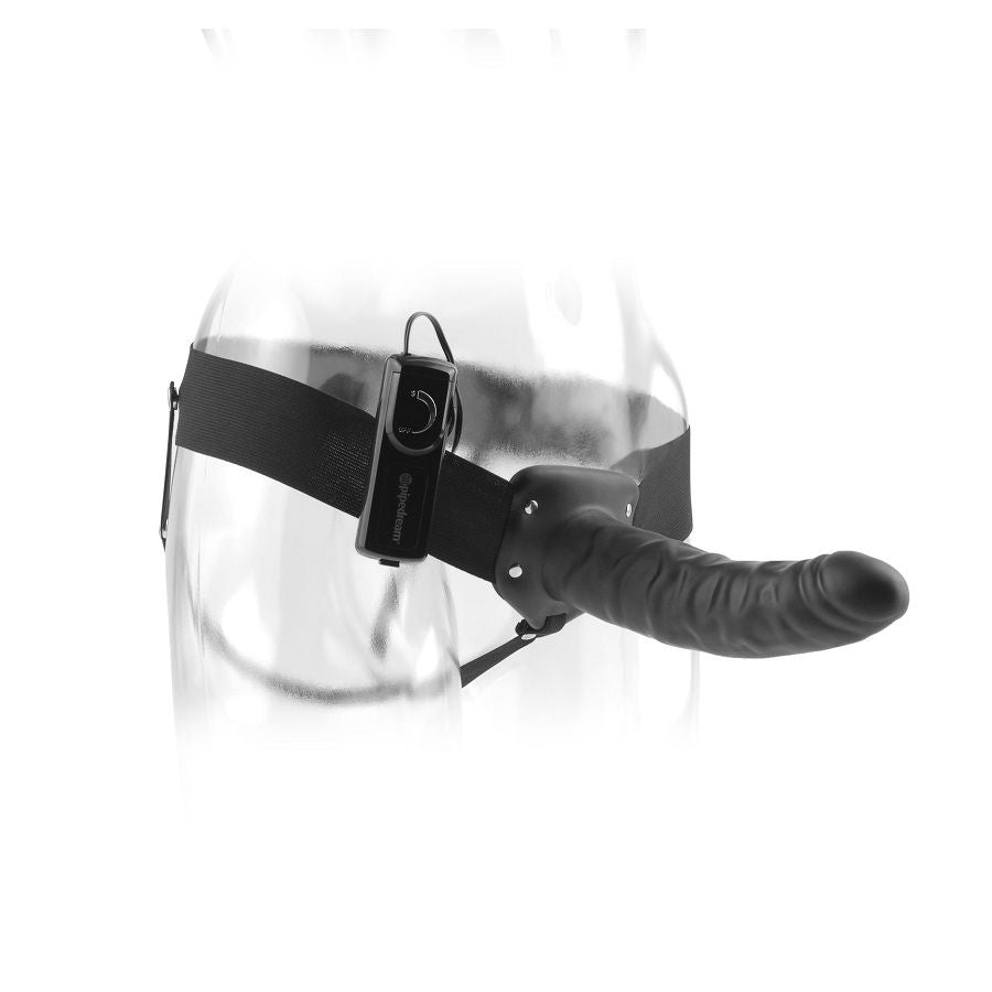 FETISH FANTASY SERIES 19 CM VIBRANT CREUX STRAP-ON NOIR — vue détaillée