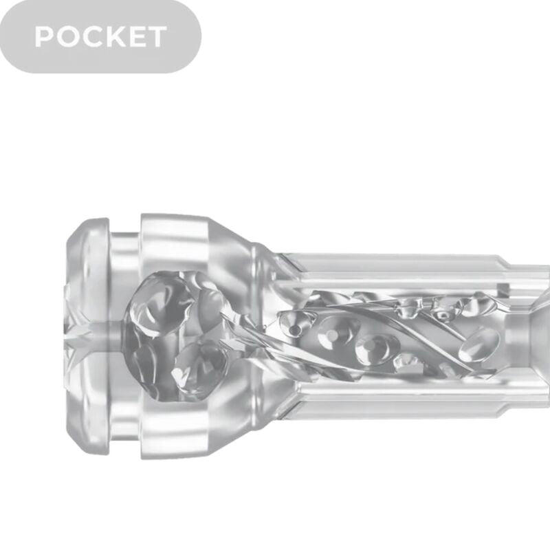 KIIROO FEEL POCKET STROKER CRISTAL PAR KIIROO TRANSPARENT — vue arrière