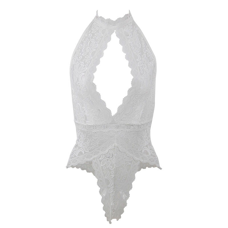 SUBBLIME BODYSTOCKINGS 953867 Body Dentelle Blanc L/Xl — vue arrière