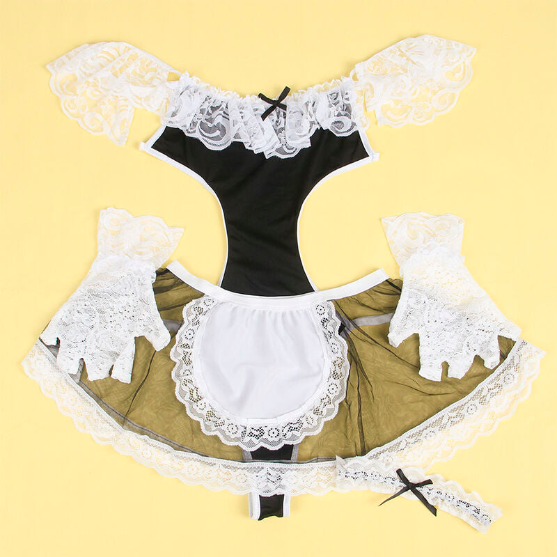 SUBBLIME COSTUMES 954307 Costume Femme Sexy Noir/Blanc S/M — vue arrière