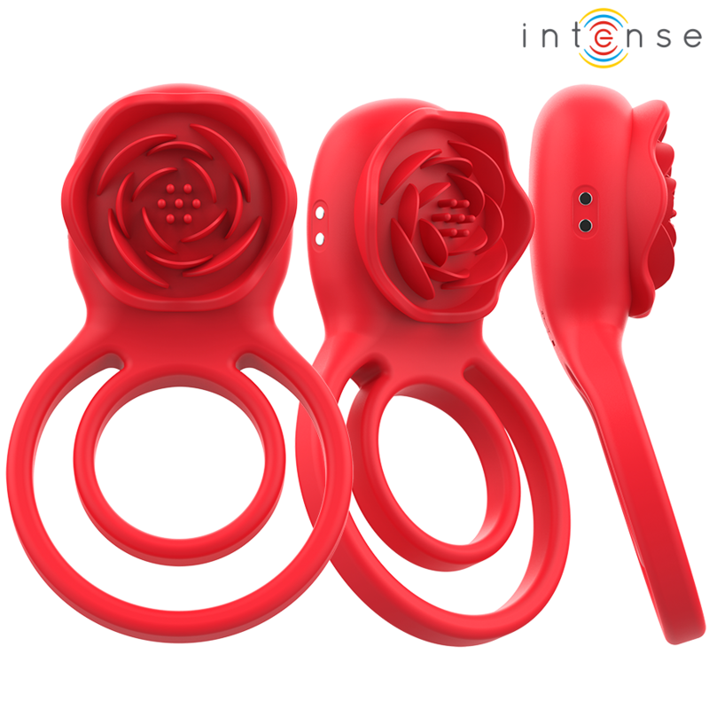 INTENSE REMOTE CONTROL Gail Stimulateur Rose 10 Vibrations Rouge Telecommande — vue alternative