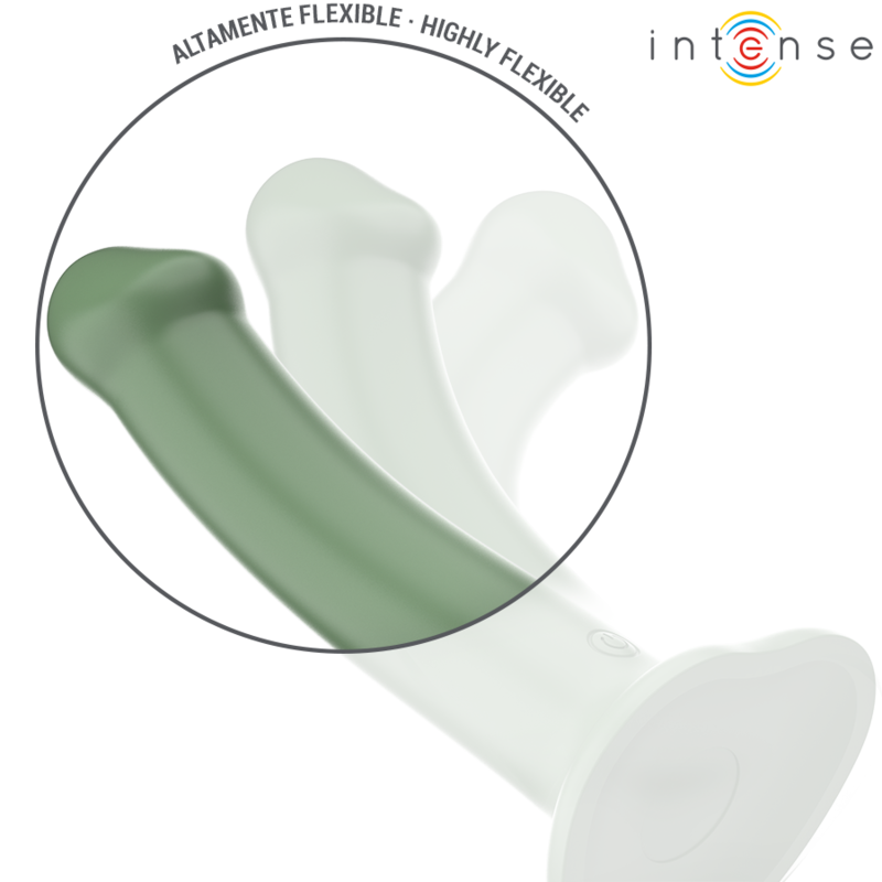 INTENSE REMOTE CONTROL Becca Vibrateur Ventouse 10 Vibrations Télécommande Verte — accessoires inclus