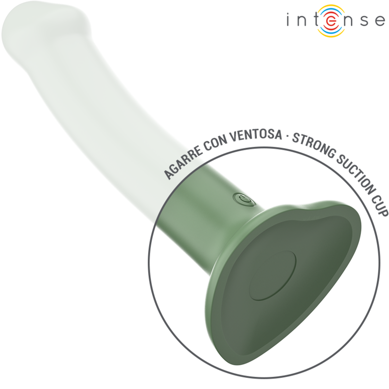 INTENSE REMOTE CONTROL Becca Vibrateur Ventouse 10 Vibrations Télécommande Verte — vue arrière