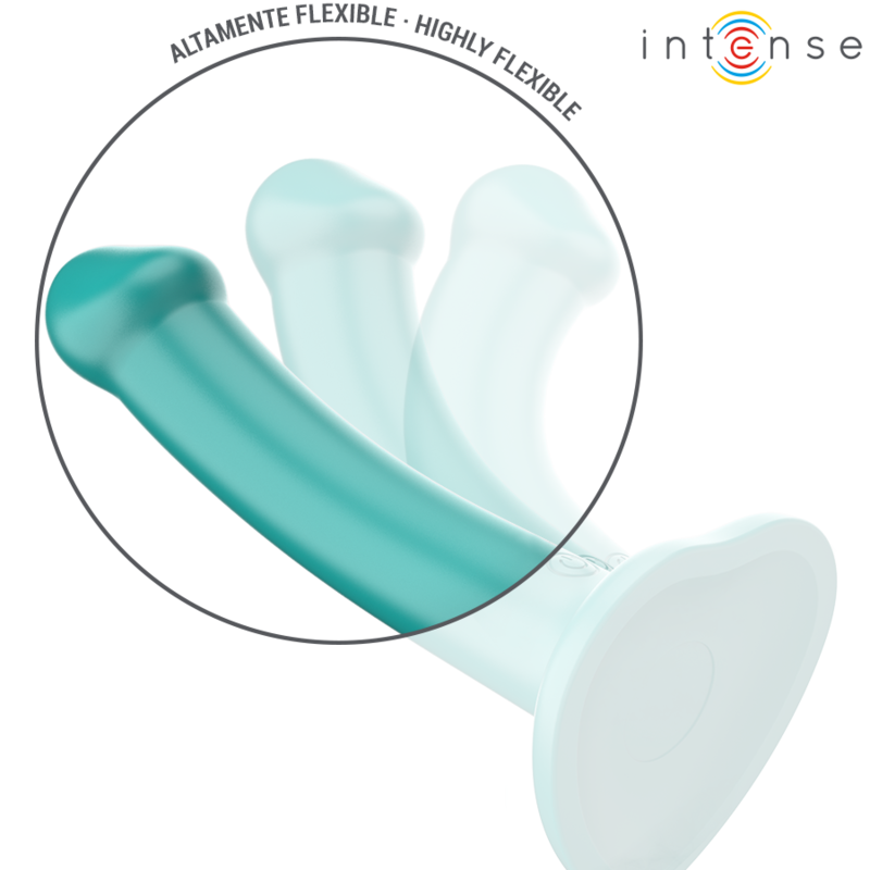 INTENSE REMOTE CONTROL Katie Vibrateur Ventouse 10 Vibrations Télécommande Bleue — accessoires inclus