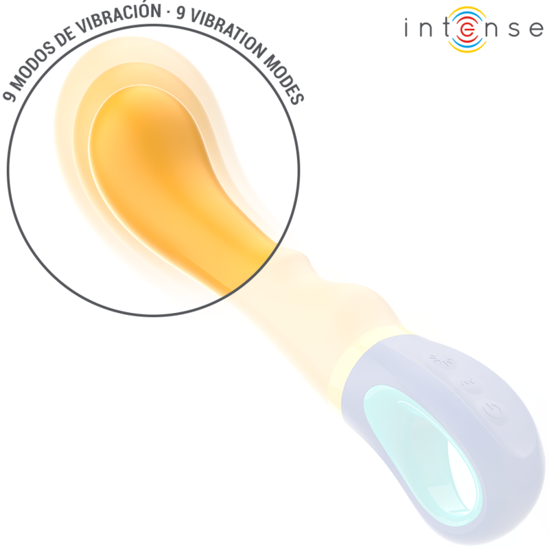 INTENSE HIGH TECH Vibrateur Point G Jaune Shaggy — vue alternative
