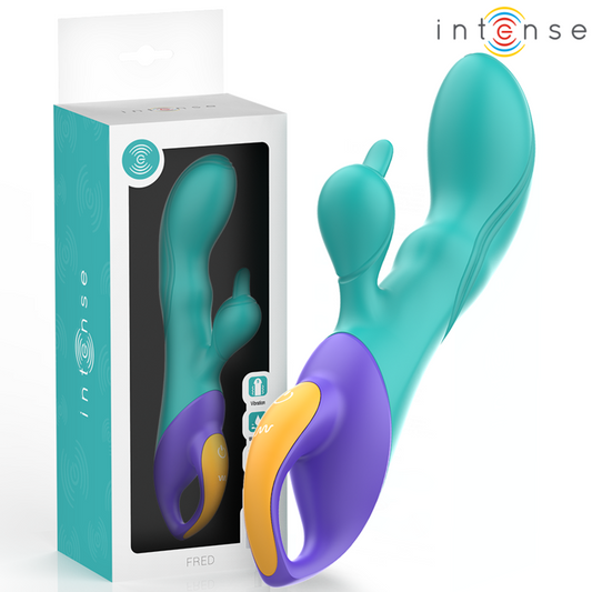 INTENSE HIGH TECH Fred Vibrateur Rabbit Bleu - Aura Intime