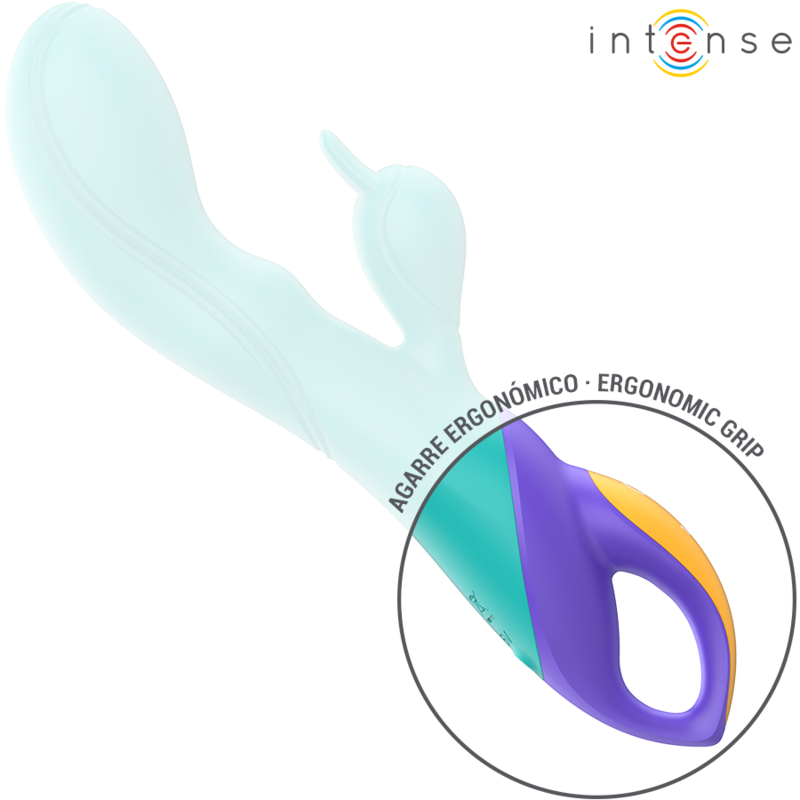 INTENSE HIGH TECH Fred Vibrateur Rabbit Bleu — vue arrière