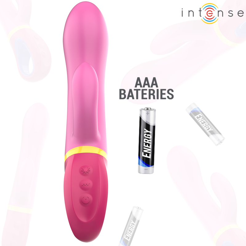 INTENSE HIGH TECH Vibrateur Lapin Rose Daphne — accessoires inclus