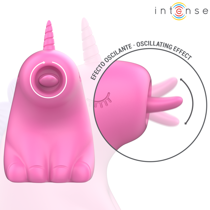 INTENSE FUN TOYS Stimulateur Langue Rotatif À 360° Pinkie — vue arrière