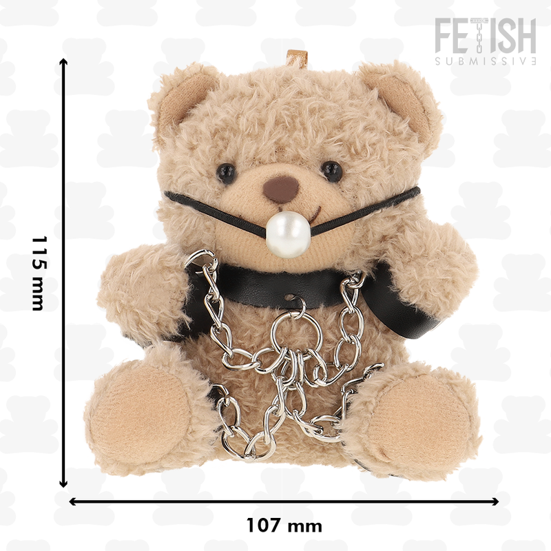 FETISH SUBMISSIVE REBEL TOYS OURS PELUCHE FOZZIE MODÈLE BDSM 3 — vue arrière