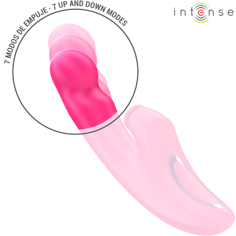INTENSE HIGH TECH Emi Vibrateur 13,5 Cm Multifonction 3 1 10 Vibrations Rose — vue détaillée