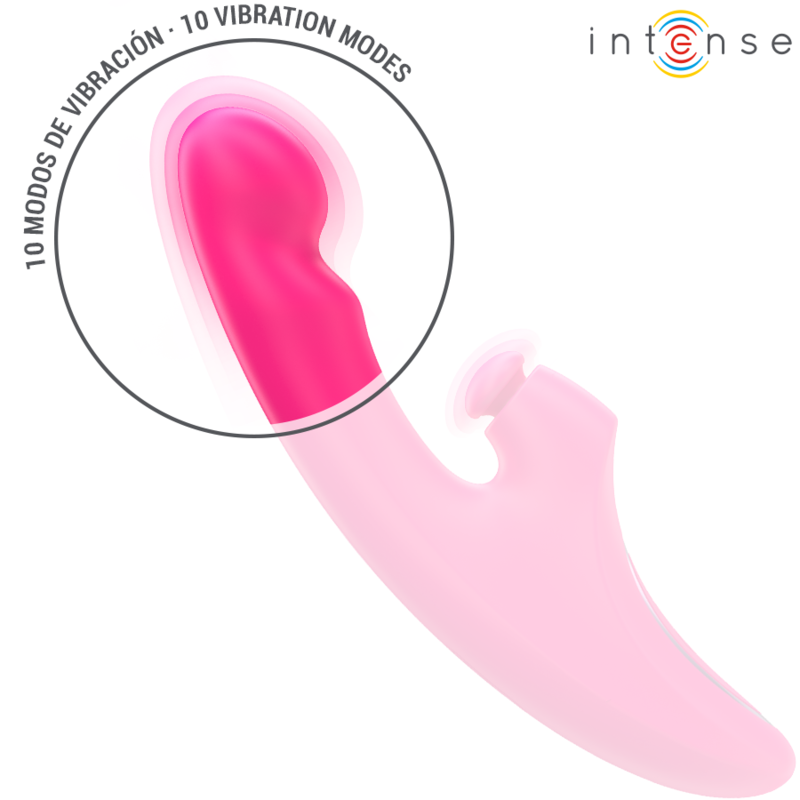 INTENSE HIGH TECH Emi Vibrateur 13,5 Cm Multifonction 3 1 10 Vibrations Rose — vue alternative