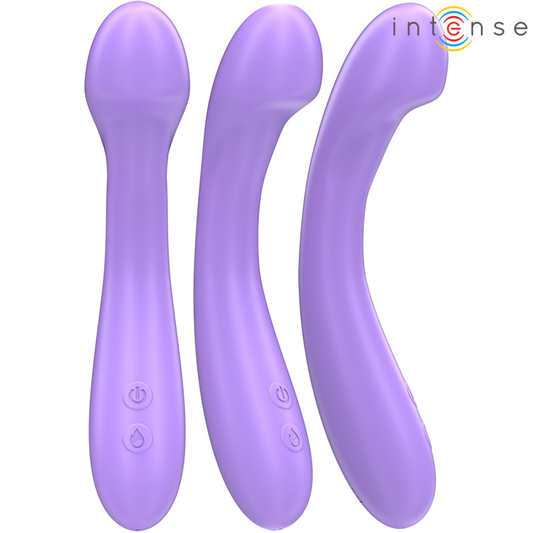 INTENSE FUN TOYS BECKY VIBRATEUR 19 CM CHAUFFANT 7 VIBRATIONS VIOLET — vue détaillée