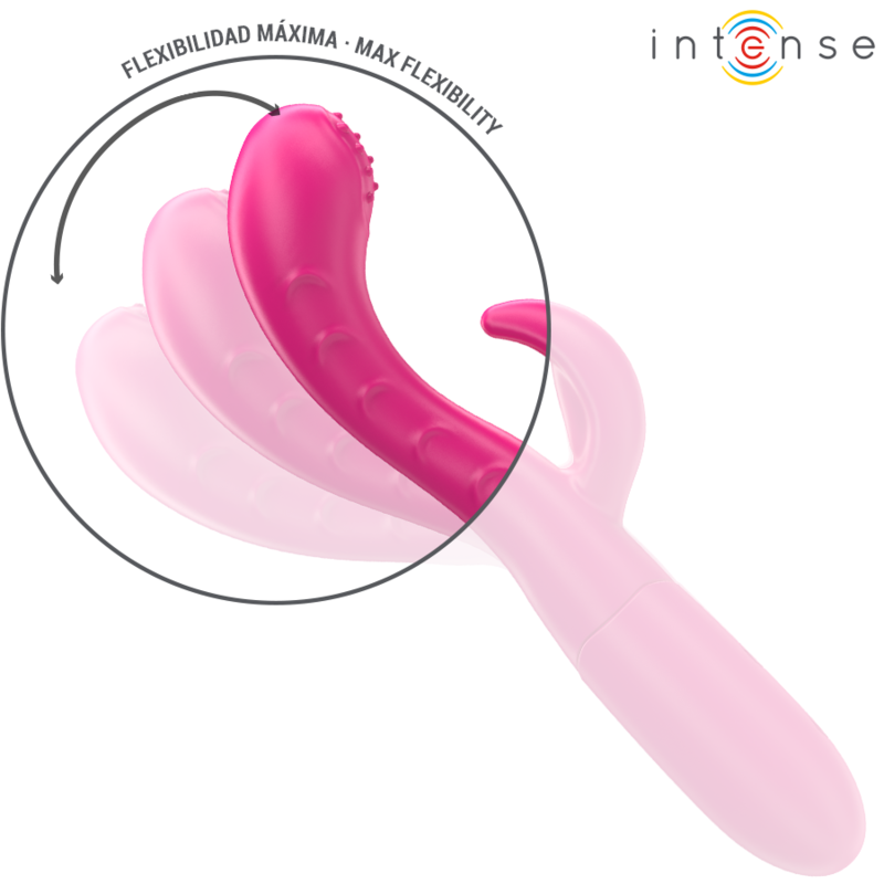 INTENSE HIGH TECH Amara Vibrateur Langue Stimulante 10 Vibrations Rose — vue arrière