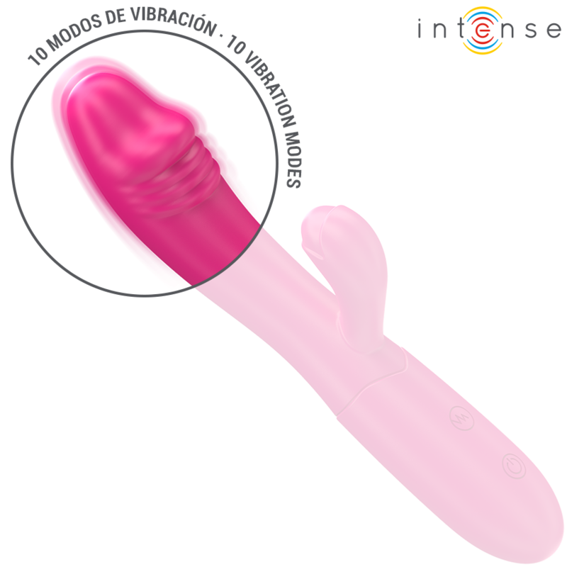 INTENSE HIGH TECH Ivy Vibrateur Flexible 10 Vibrations Langue Stimulante Rose — vue alternative