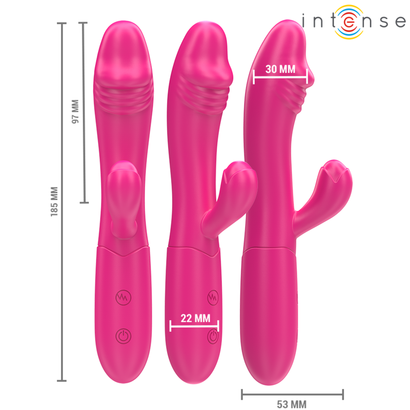 INTENSE HIGH TECH Ivy Vibrateur Flexible 10 Vibrations Langue Stimulante Rose — vue détaillée
