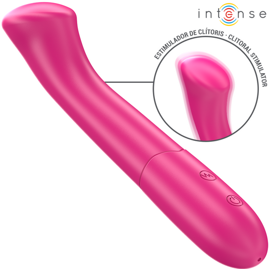 INTENSE HIGH TECH Paty Vibrateur 19 Cm Flexible 10 Vibrations Modèle 2 Rose - Aura Intime