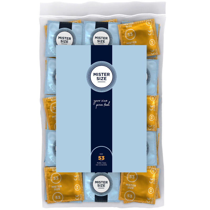 MISTER SIZE Préservatif Taille M 53 Mm (100 Unités) - Aura Intime