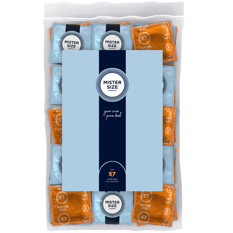 MISTER SIZE Préservatif Taille L 57 Mm (100 Unités) - Aura Intime