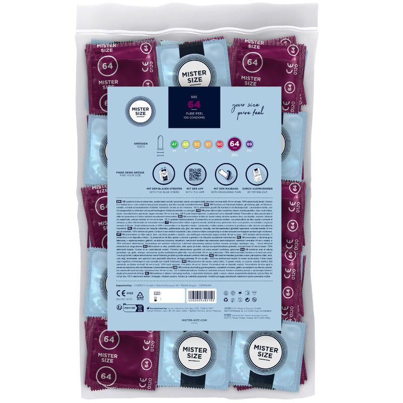 MISTER SIZE Préservatifs Taille Xxl 64 Mm (100 Unités) — vue détaillée