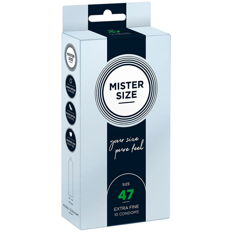 MISTER SIZE Préservatifs Taille Xs 47 Mm (10 Unités) - Aura Intime