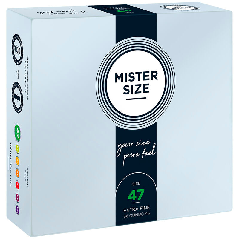 MISTER SIZE Préservatifs Taille Xs 47 Mm (36 Unités) - Aura Intime