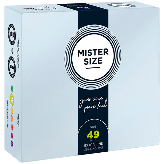 MISTER SIZE Préservatif Taille S 49 Mm (36 Unités) - Aura Intime