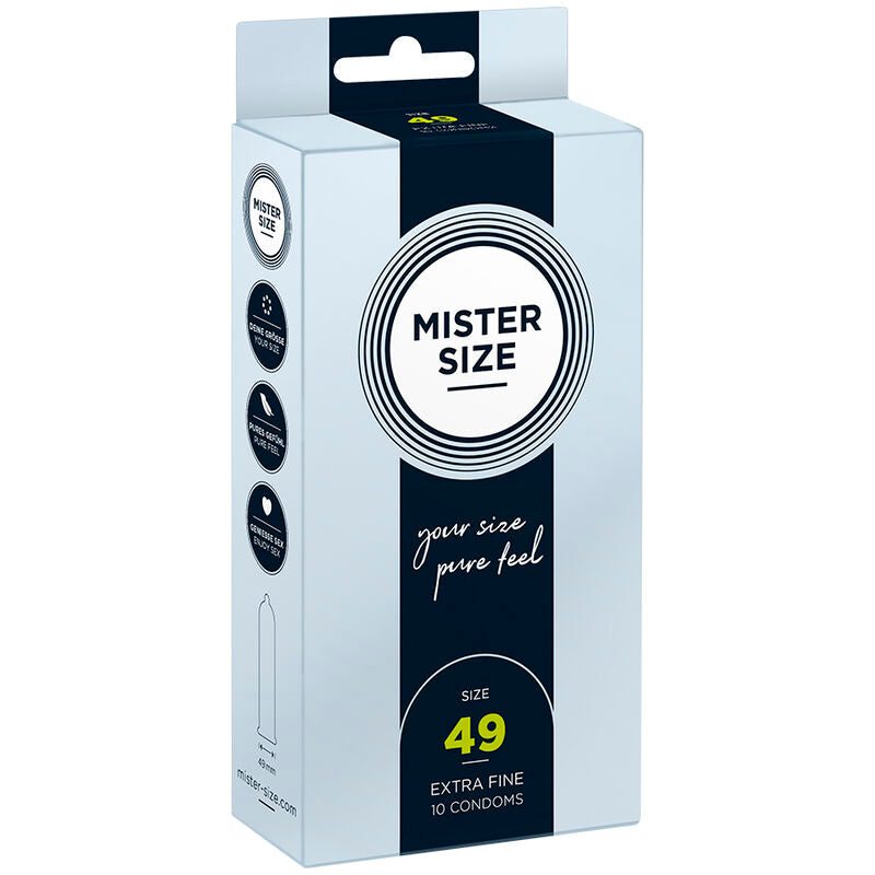 MISTER SIZE Préservatif Taille S 49 Mm (10 Unités) - Aura Intime