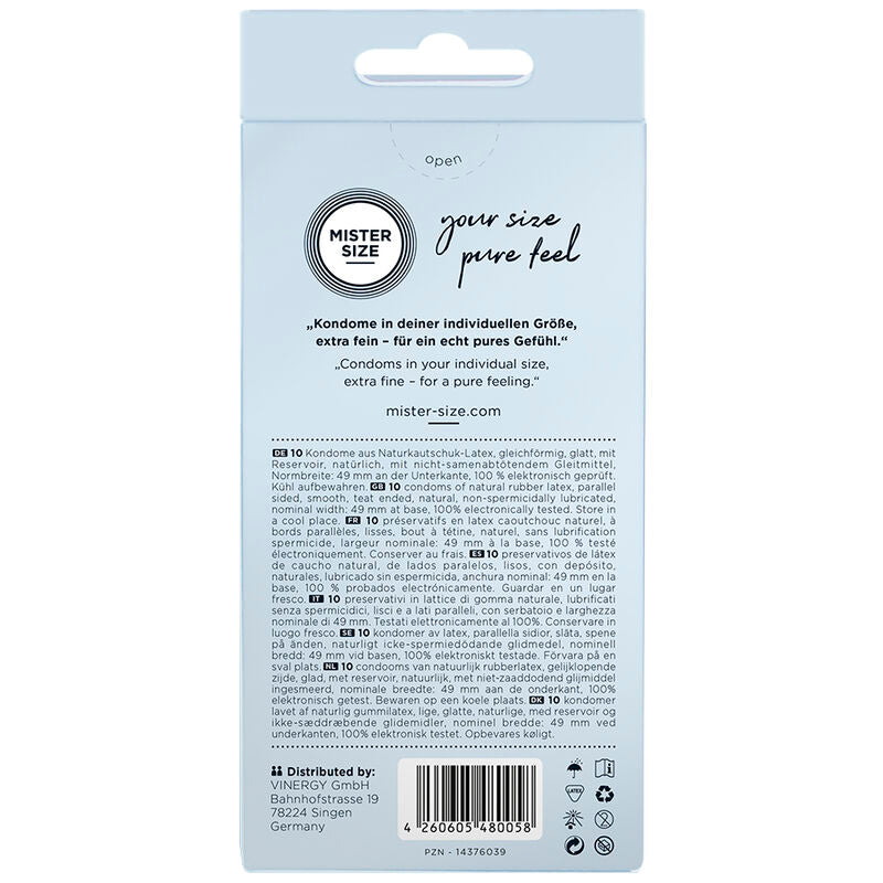 MISTER SIZE Préservatif Taille S 49 Mm (10 Unités) — vue alternative
