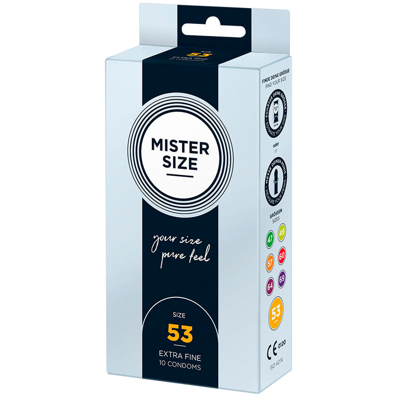 MISTER SIZE Préservatif Taille M 53 Mm (10 Unités) — vue détaillée
